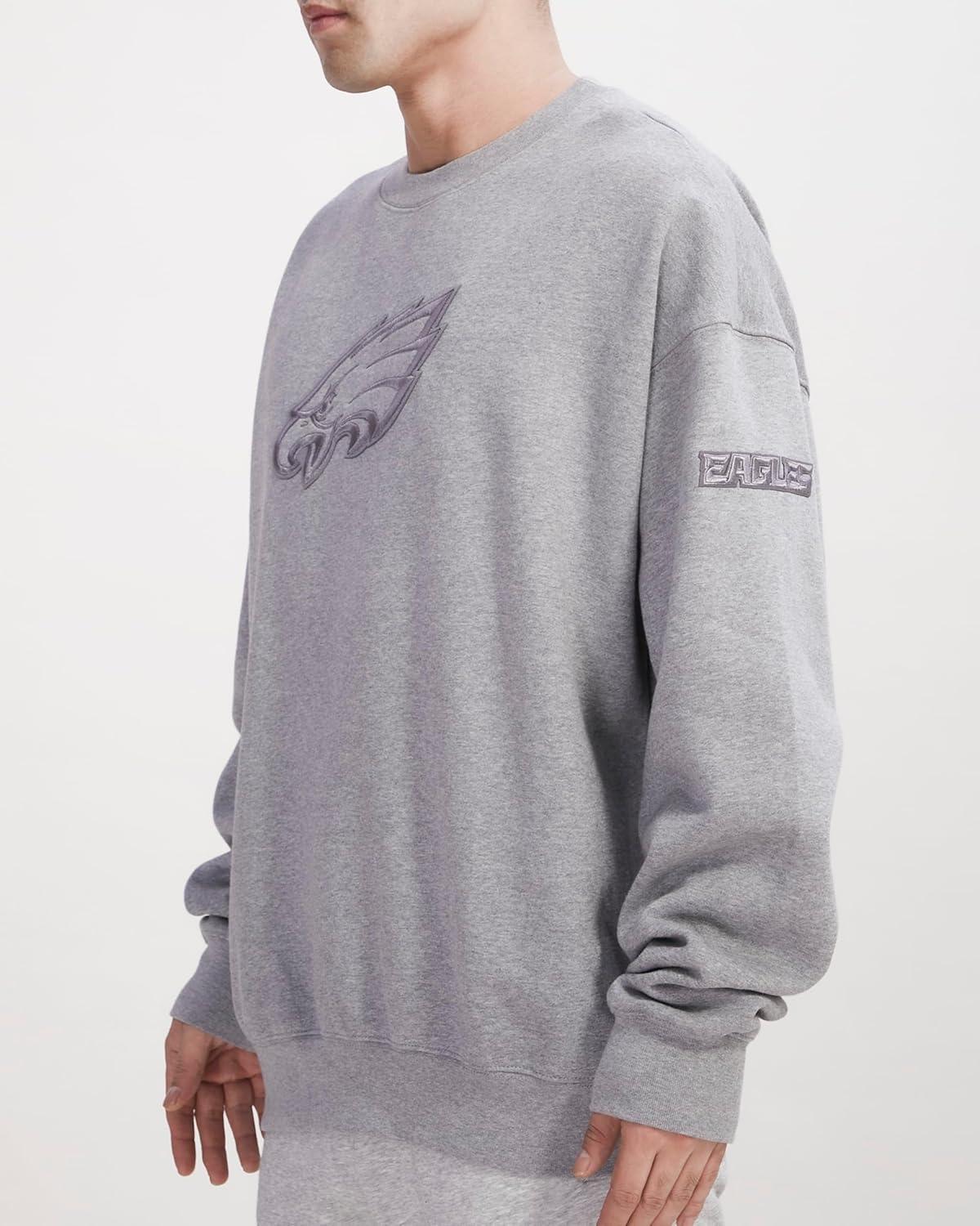 imagePro Standard Mens NFL Neutral Fleece Crewneck SweatshirtGrey