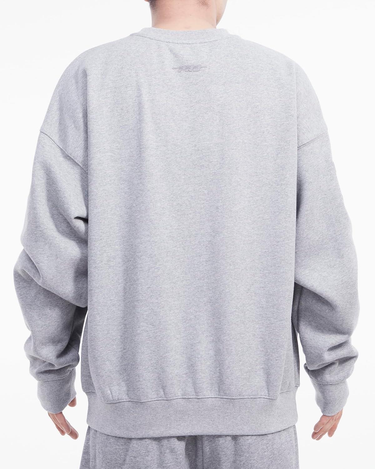 imagePro Standard Mens NFL Neutral Fleece Crewneck SweatshirtGrey