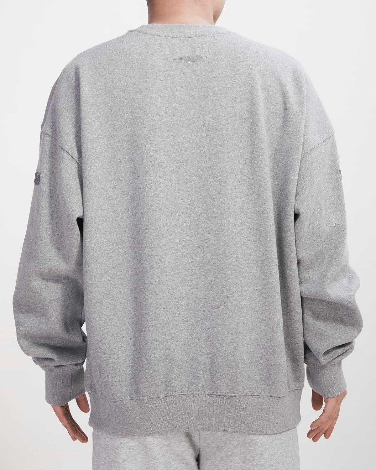 imagePro Standard Mens NFL Neutral Fleece Crewneck SweatshirtGrey