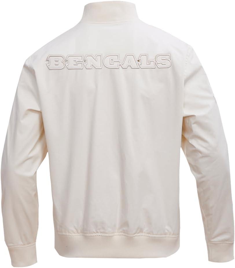imagePro Standard Mens NFL Neutral Twill JacketCincinnati Bengals Cream