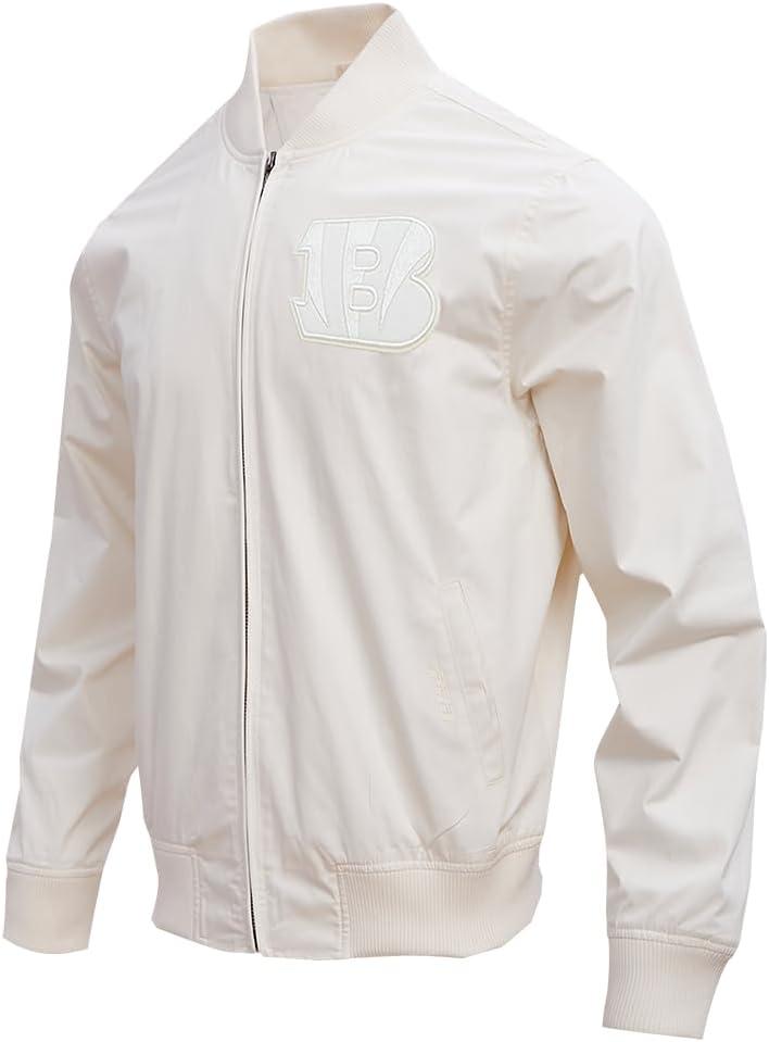 imagePro Standard Mens NFL Neutral Twill JacketCincinnati Bengals Cream