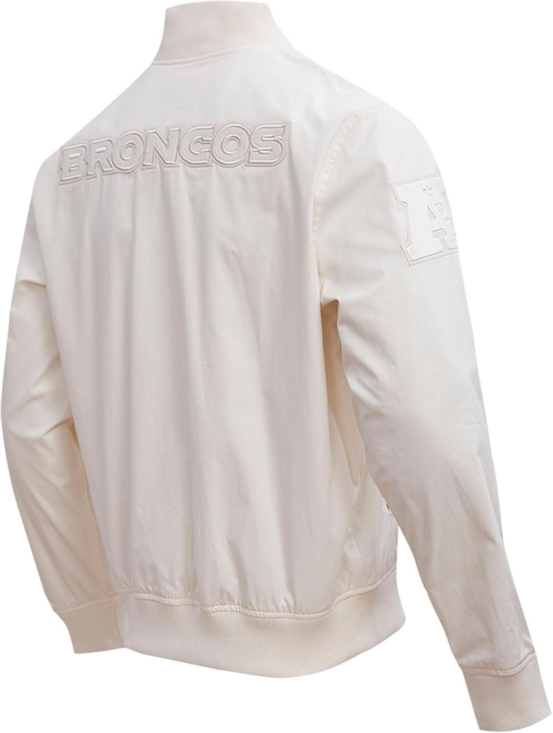 imagePro Standard Mens NFL Neutral Twill JacketDenver Broncos Cream