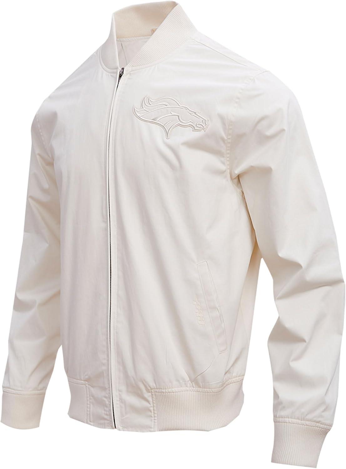 imagePro Standard Mens NFL Neutral Twill JacketDenver Broncos Cream
