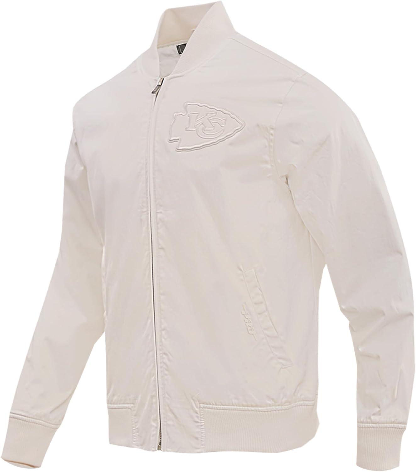 imagePro Standard Mens NFL Neutral Twill JacketKansas City Chiefs Cream