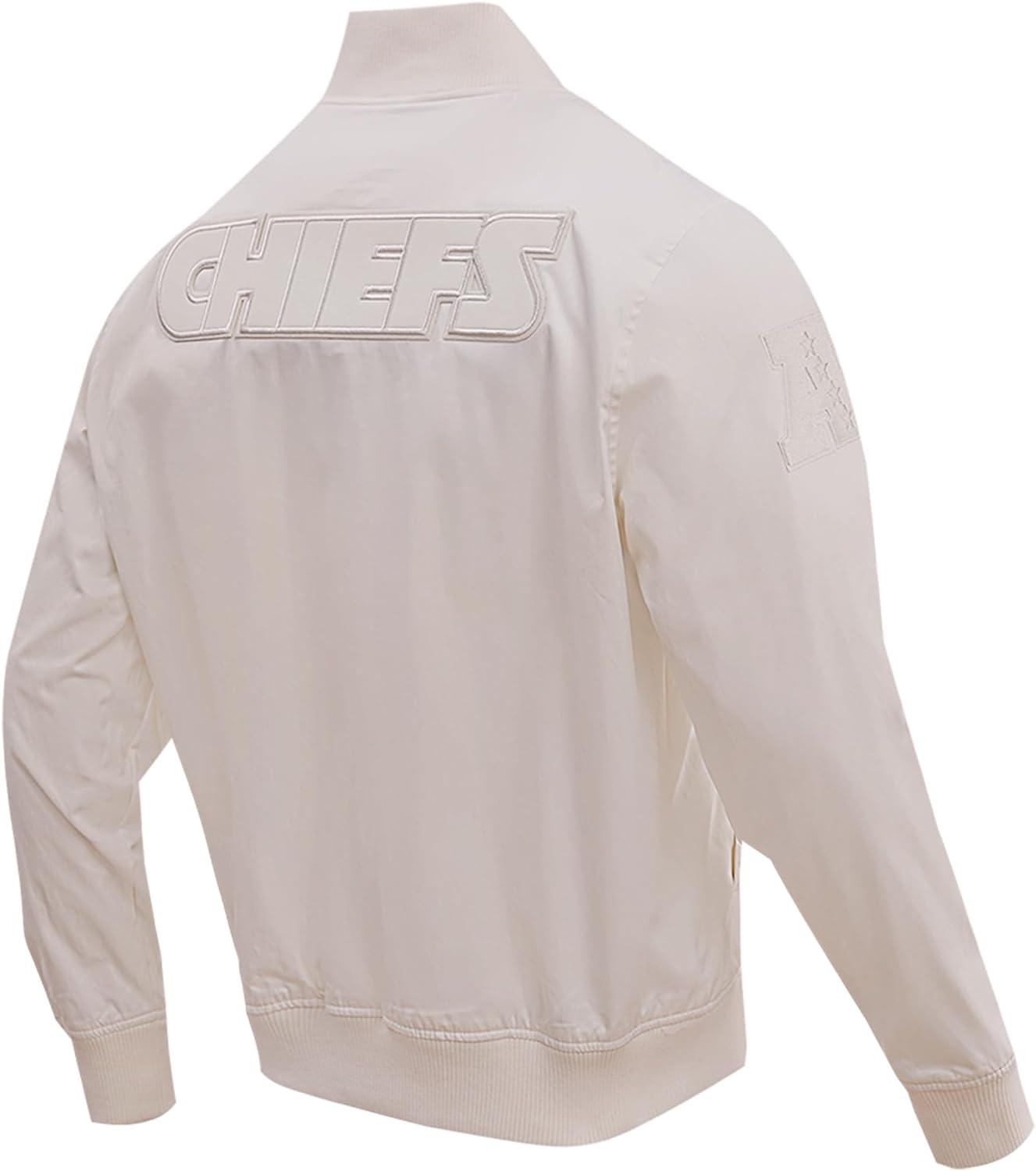 imagePro Standard Mens NFL Neutral Twill JacketKansas City Chiefs Cream