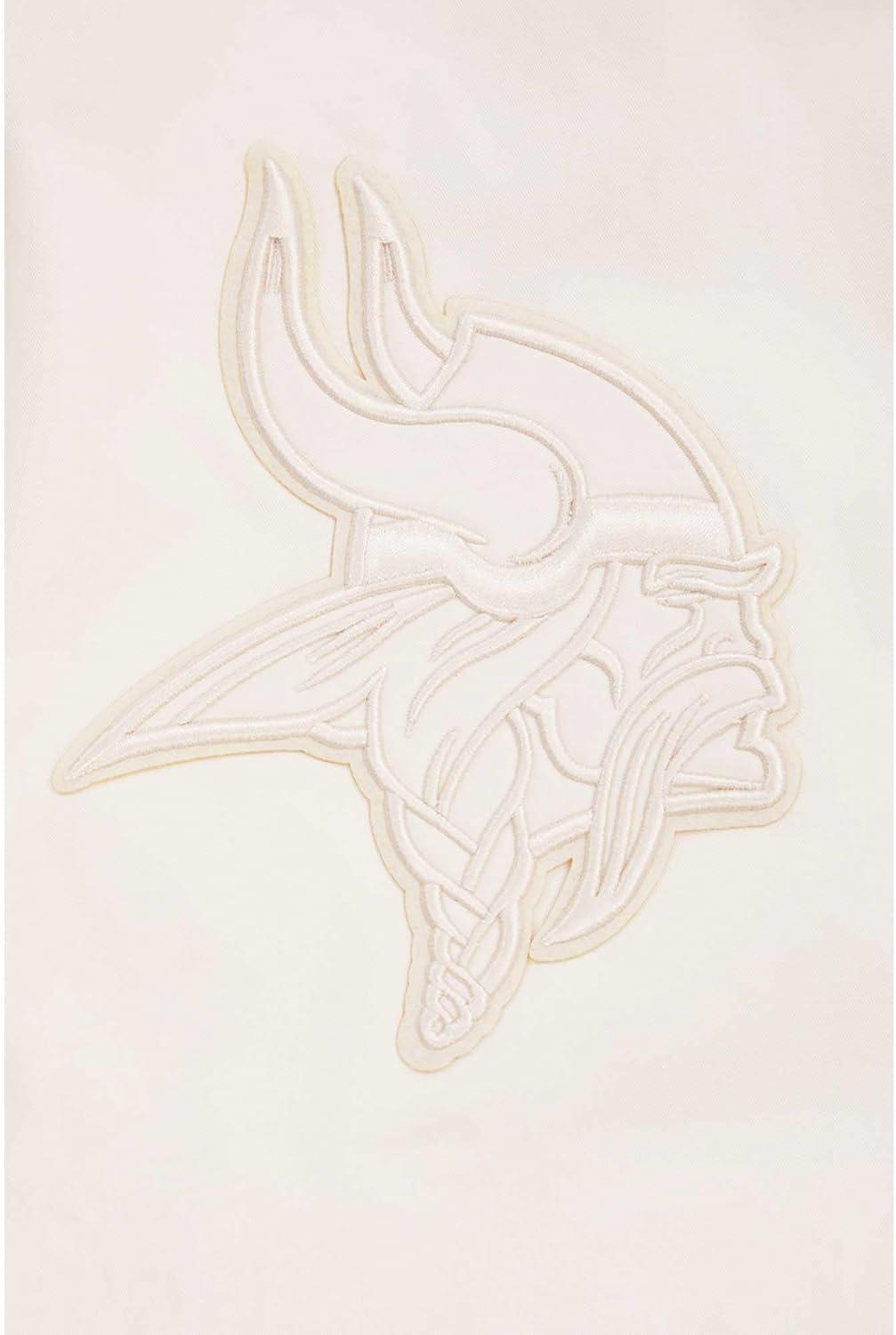 imagePro Standard Mens NFL Neutral Twill JacketMinnesota Vikings Cream