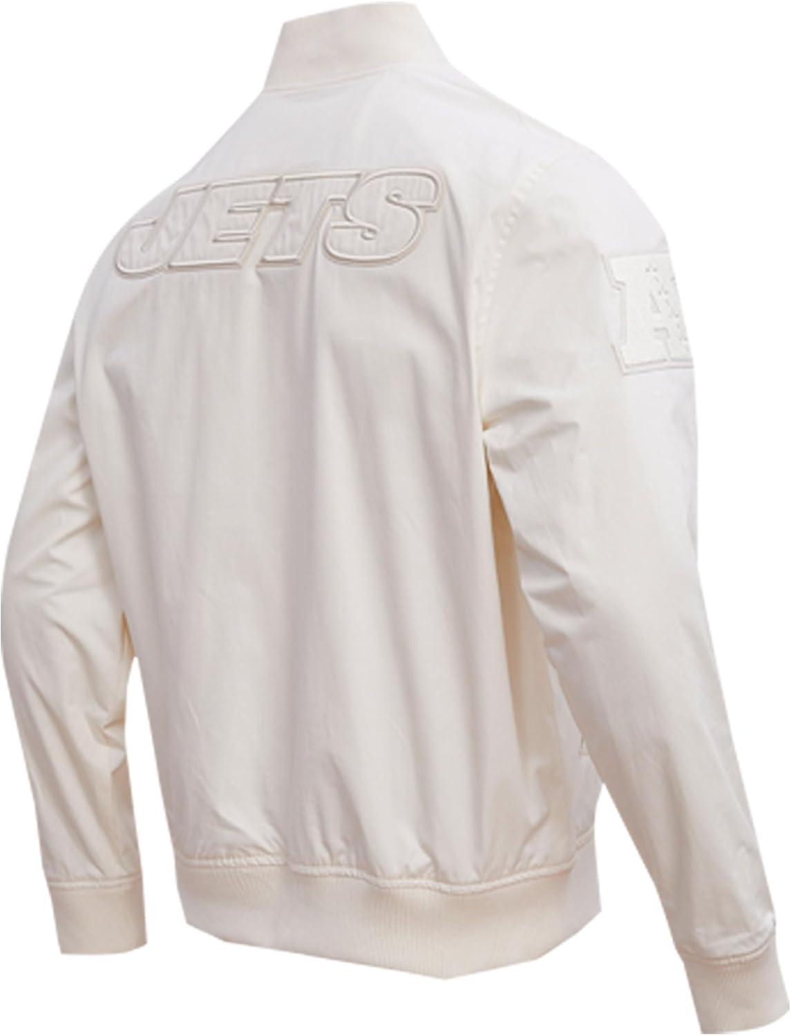 imagePro Standard Mens NFL Neutral Twill JacketNew York Jets Cream
