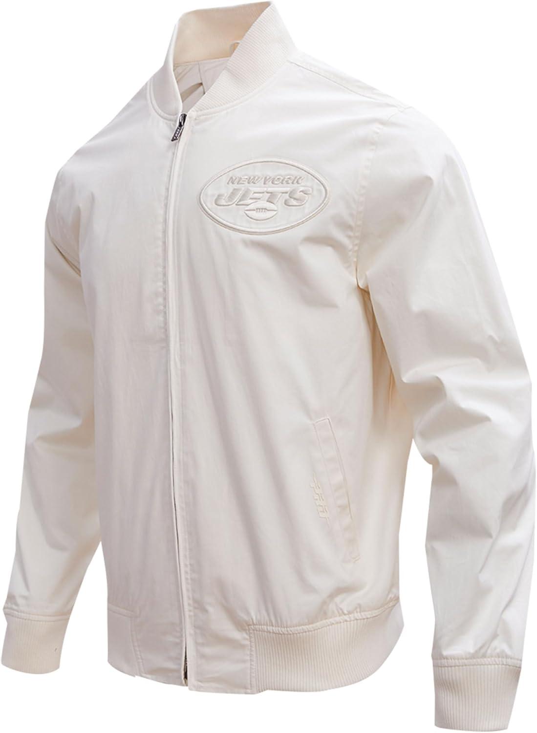imagePro Standard Mens NFL Neutral Twill JacketNew York Jets Cream