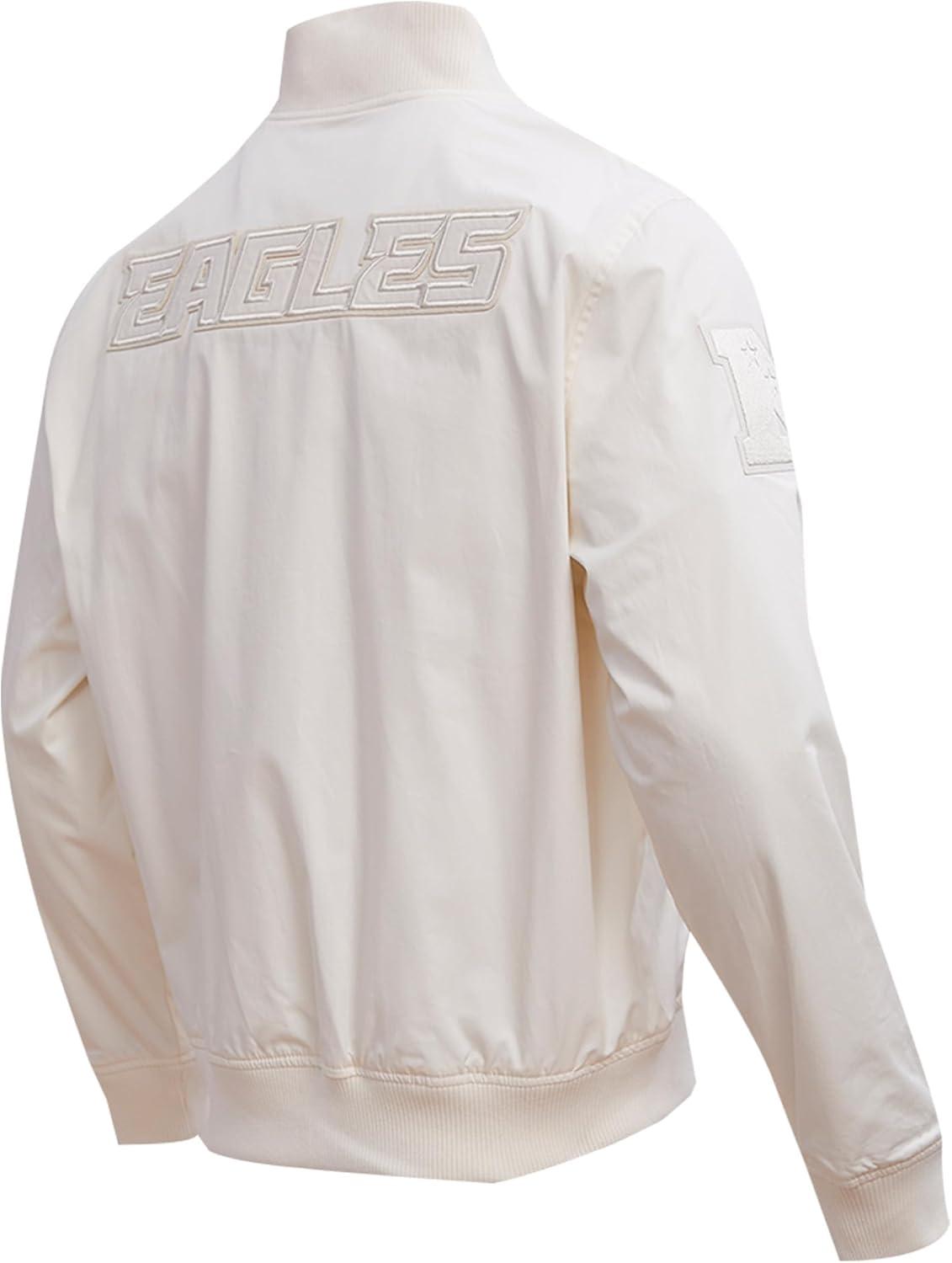 imagePro Standard Mens NFL Neutral Twill JacketPhiladelphia Eagles Cream