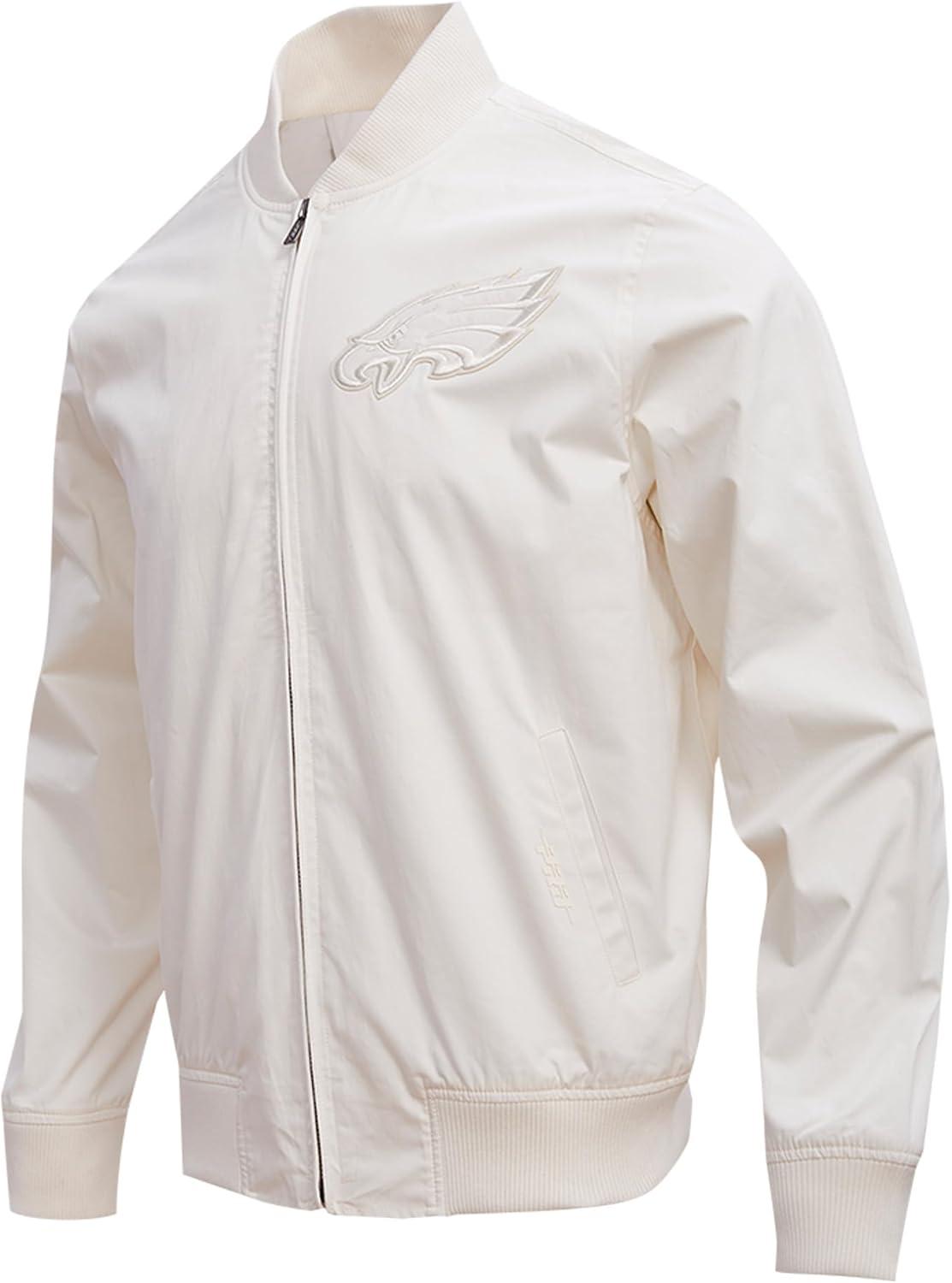 imagePro Standard Mens NFL Neutral Twill JacketPhiladelphia Eagles Cream