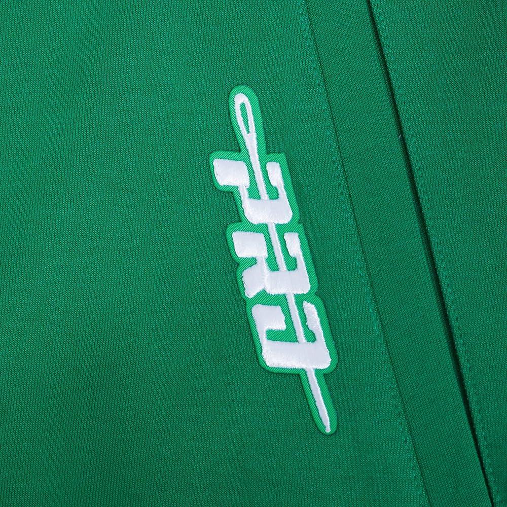 imagePro Standard Mens NFL Pro Game Day Jacket Double Knit JacketKelly GreenWhiteBlack