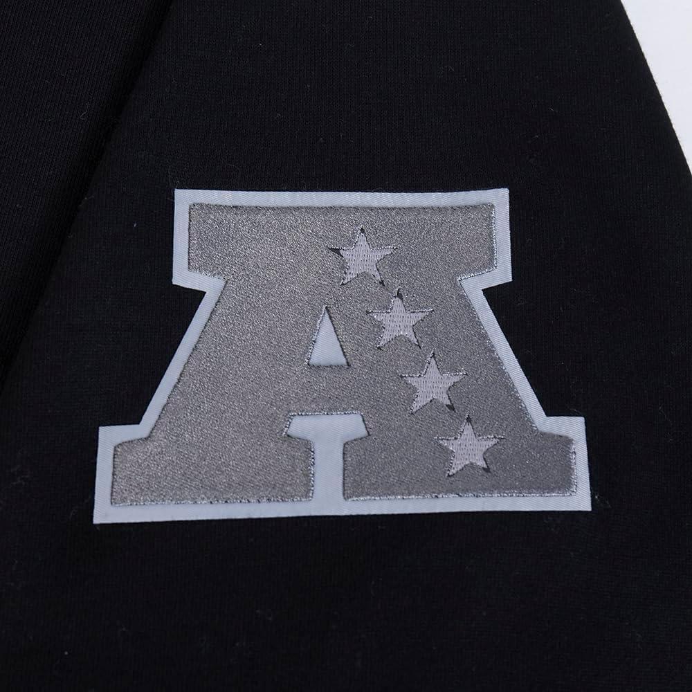 imagePro Standard Mens NFL Reverse French Terry Brushed Back French Terry Pull Over HoodieBlack