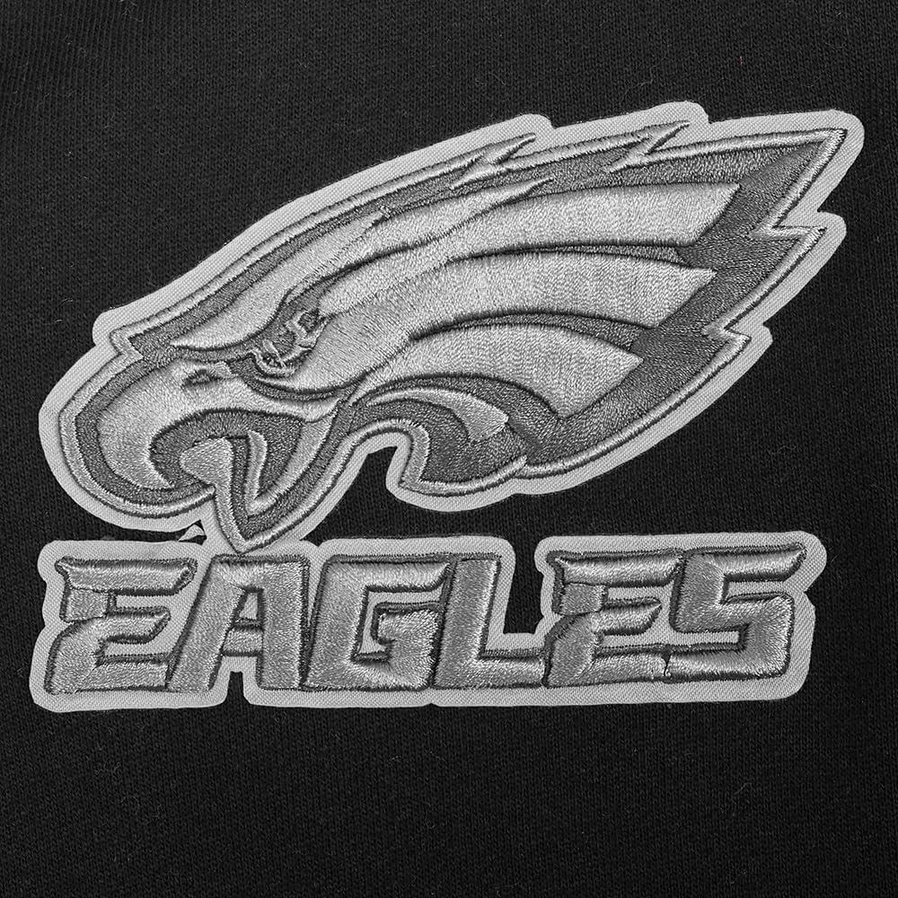 imagePro Standard Mens NFL Reverse French Terry Brushed Back French Terry Pull Over HoodieBlack