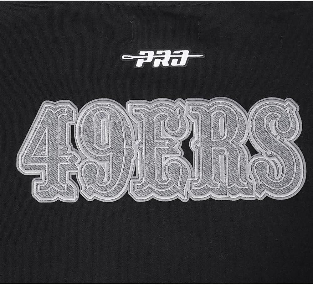 imagePro Standard Mens NFL Reverse French Terry Brushed Back French Terry Pull Over HoodieBlack