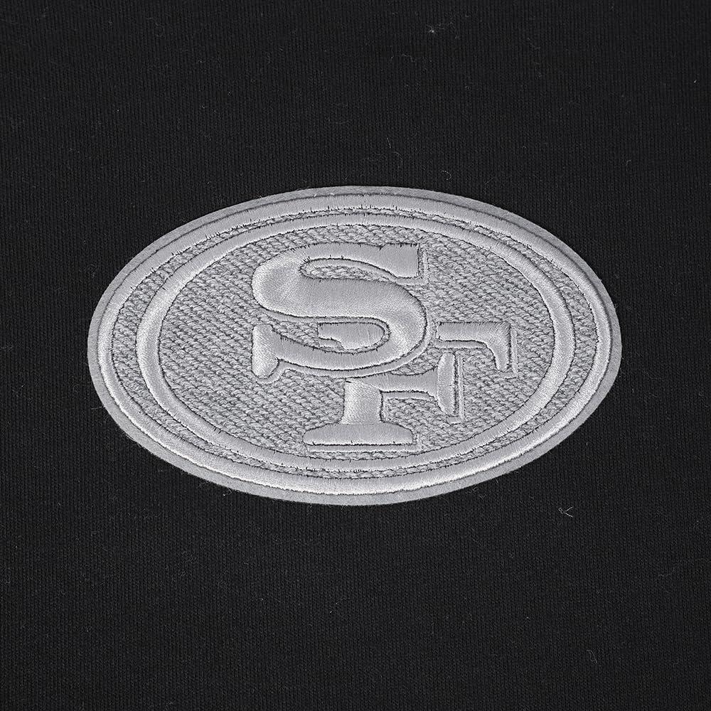 imagePro Standard Mens NFL Reverse French Terry Brushed Back French Terry Pull Over HoodieBlack