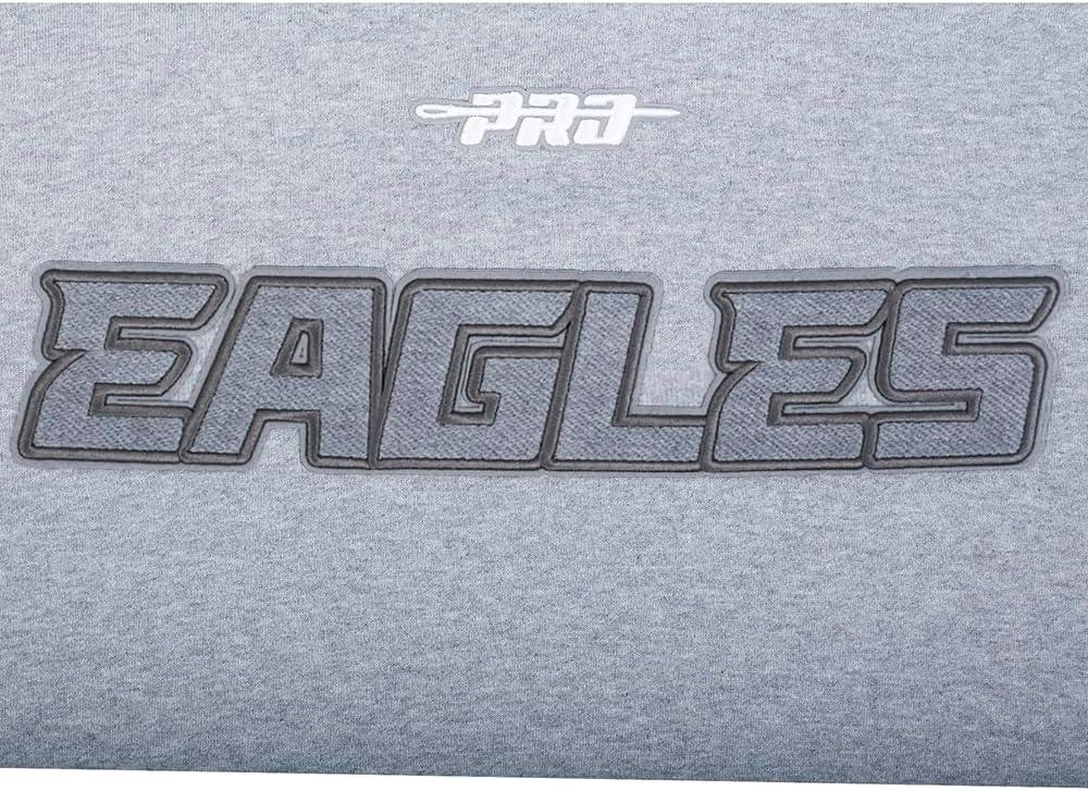 imagePro Standard Mens NFL Reverse French Terry Brushed Back French Terry Pull Over HoodieGrey