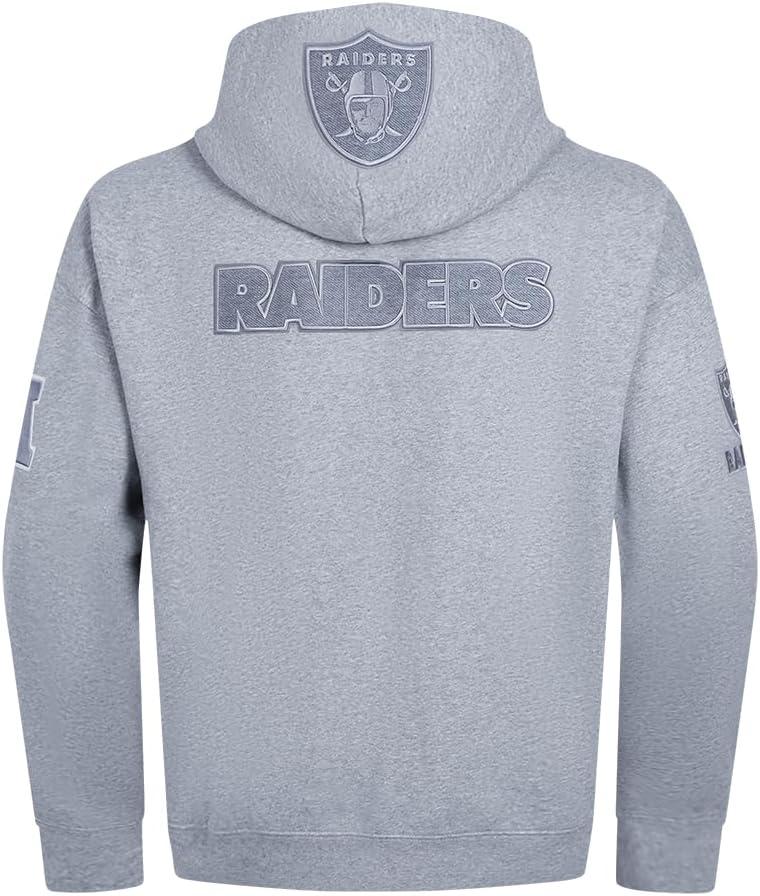 imagePro Standard Mens NFL Reverse French Terry Brushed Back French Terry Pull Over HoodieGrey
