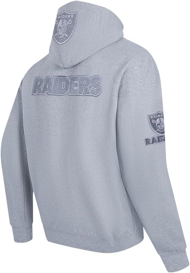 imagePro Standard Mens NFL Reverse French Terry Brushed Back French Terry Pull Over HoodieGrey