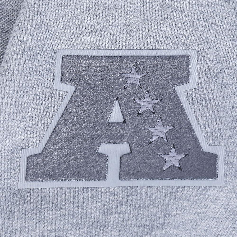 imagePro Standard Mens NFL Reverse French Terry Brushed Back French Terry Pull Over HoodieGrey