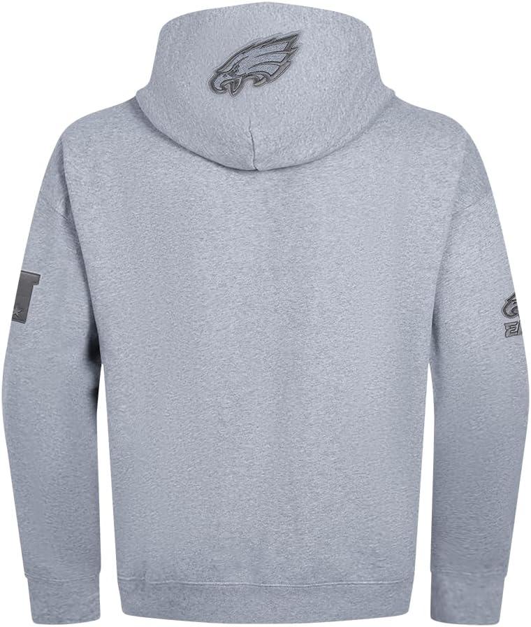 imagePro Standard Mens NFL Reverse French Terry Brushed Back French Terry Pull Over HoodieGrey