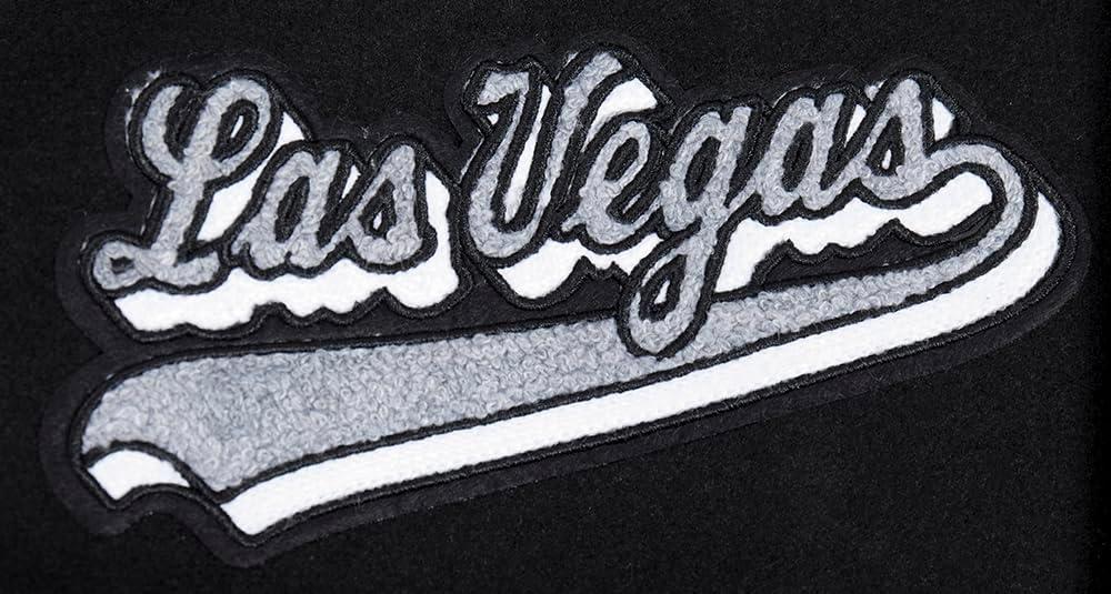 imagePro Standard Mens NFL Script Tail Varsity JacketBlack