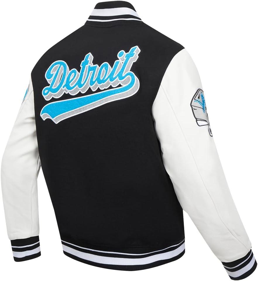 imagePro Standard Mens NFL Script Tail Varsity JacketBlack