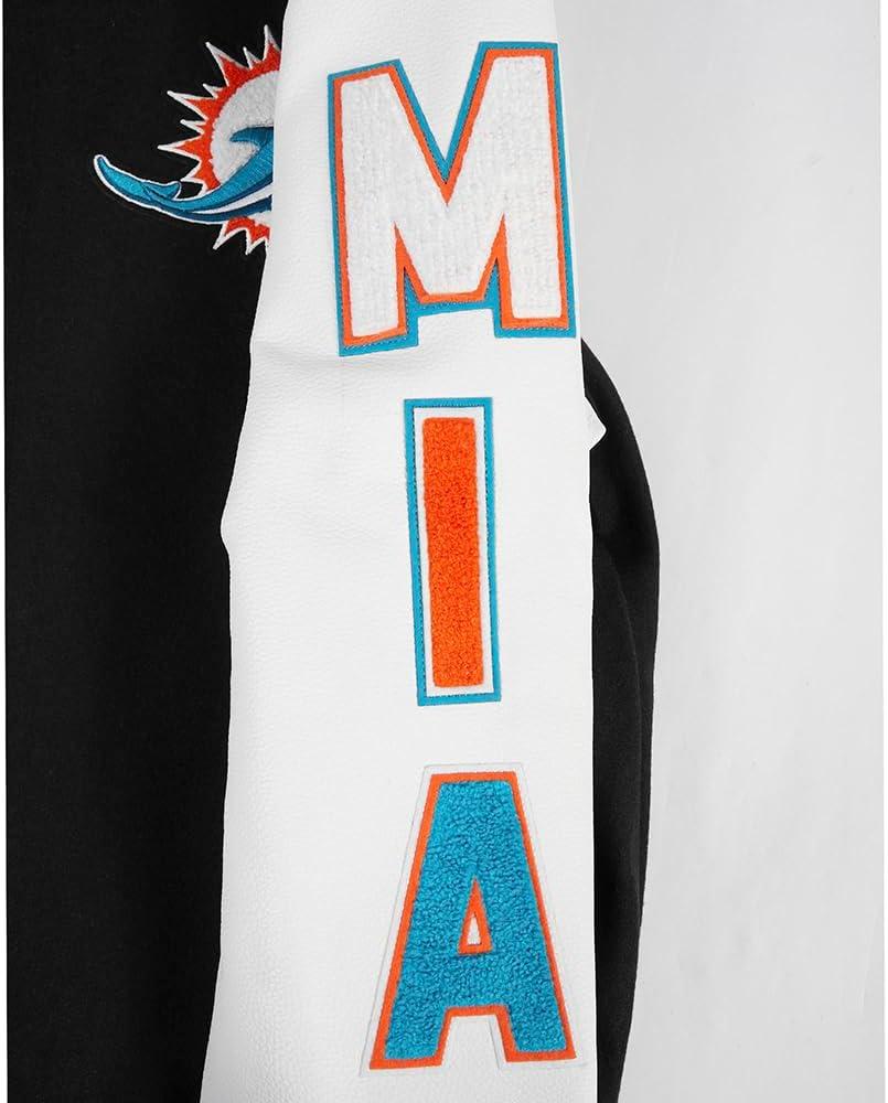 imagePro Standard Mens NFL Script Tail Varsity JacketBlack