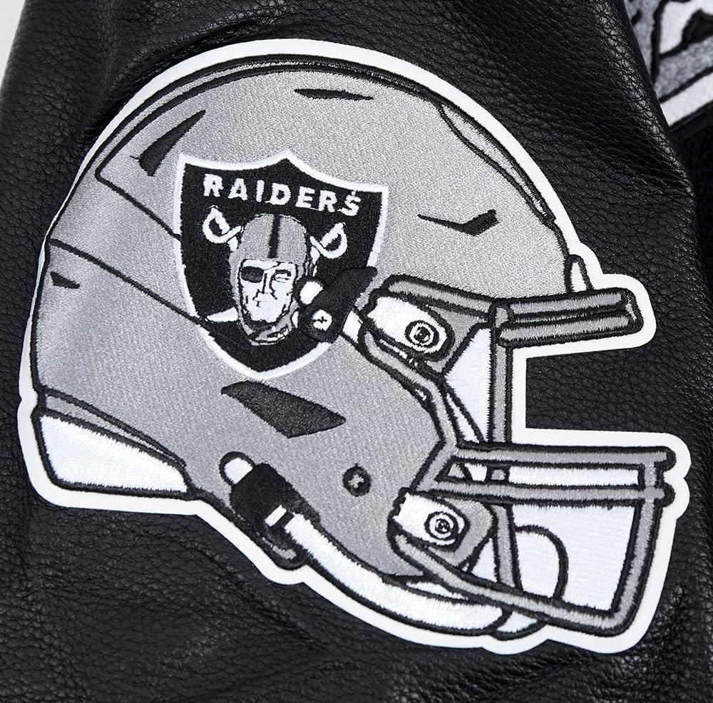 imagePro Standard Mens NFL Script Tail Varsity JacketBlack