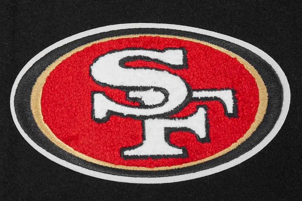 imagePro Standard Mens NFL Script Tail Varsity JacketBlack