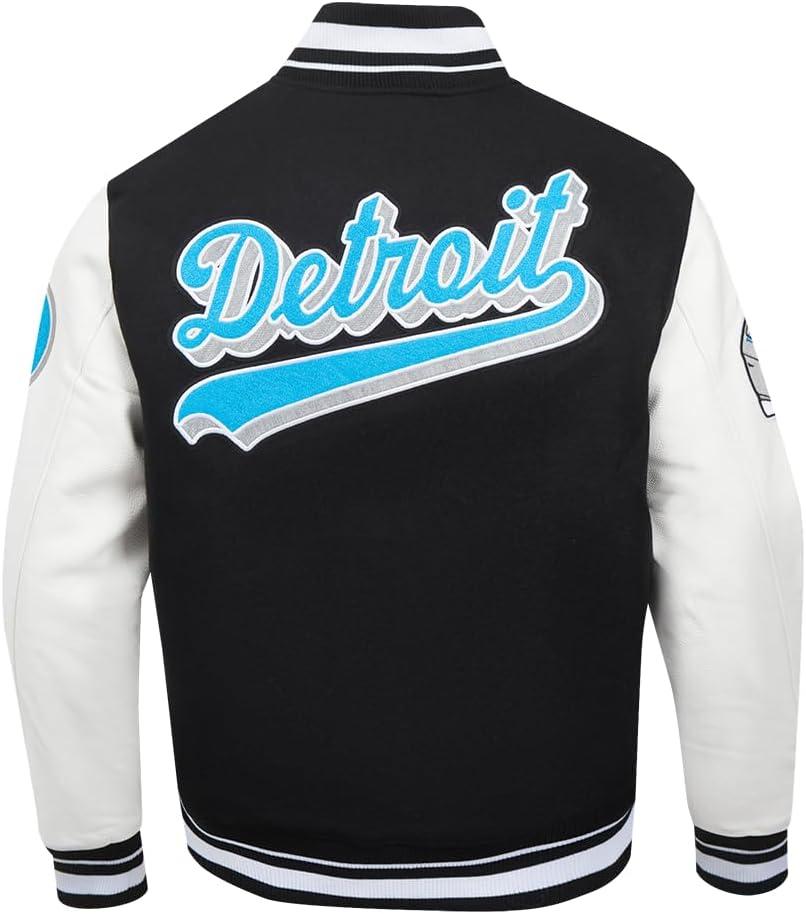 imagePro Standard Mens NFL Script Tail Varsity JacketBlack