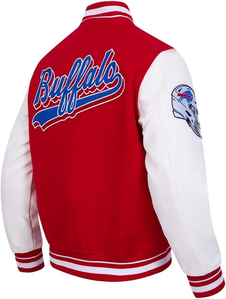 imagePro Standard Mens NFL Script Tail Varsity JacketRed
