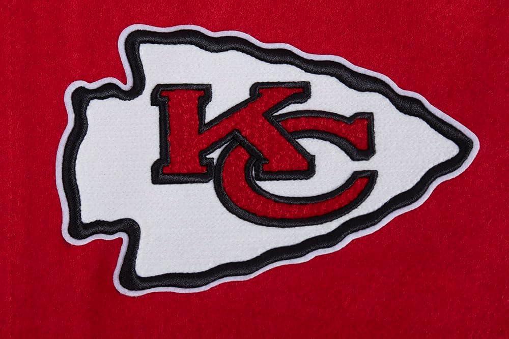 imagePro Standard Mens NFL Script Tail Varsity JacketRed