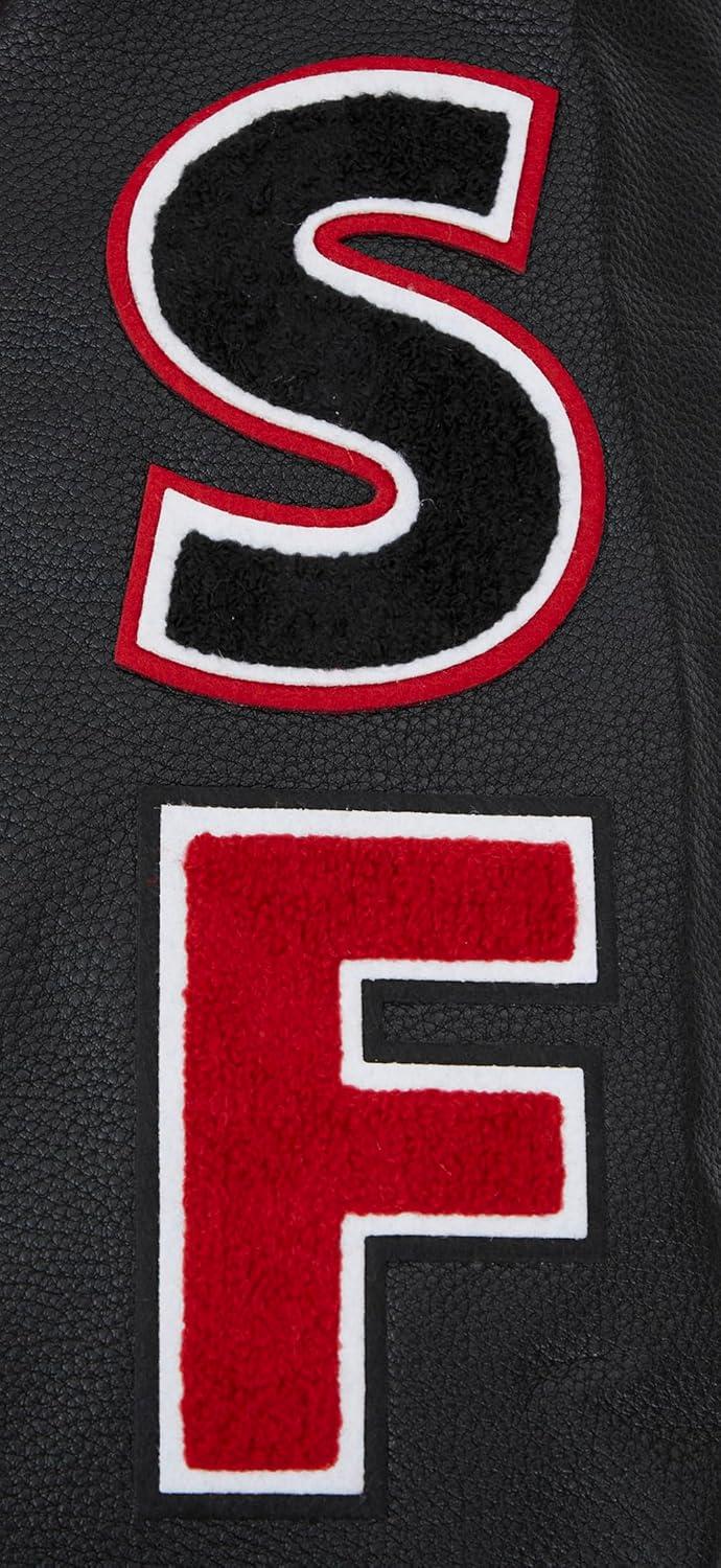 imagePro Standard Mens NFL Script Tail Varsity JacketRed