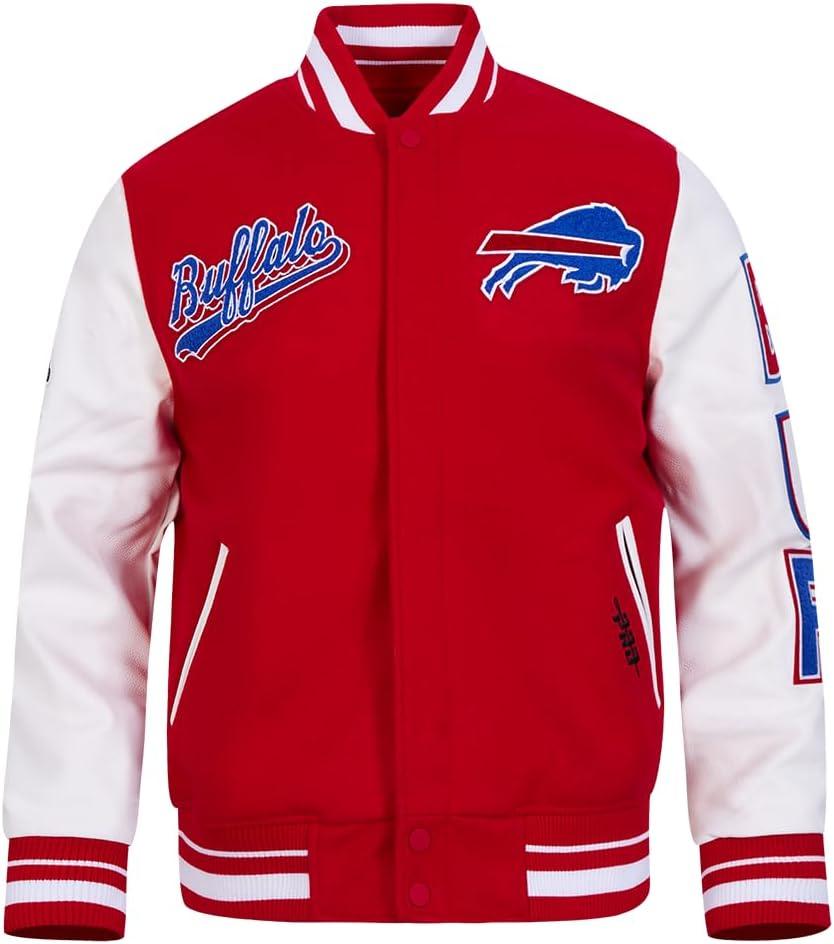 imagePro Standard Mens NFL Script Tail Varsity JacketRed