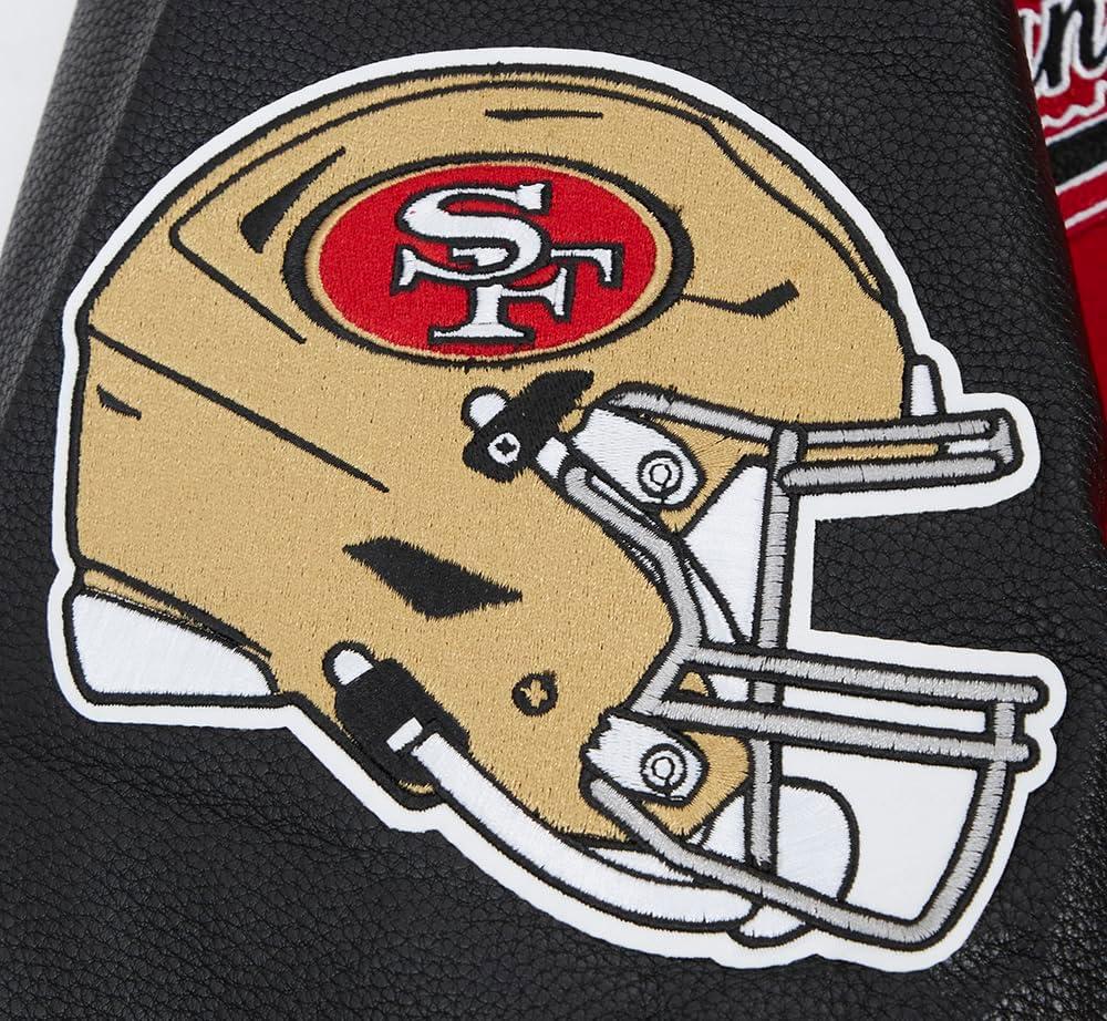 imagePro Standard Mens NFL Script Tail Varsity JacketRed