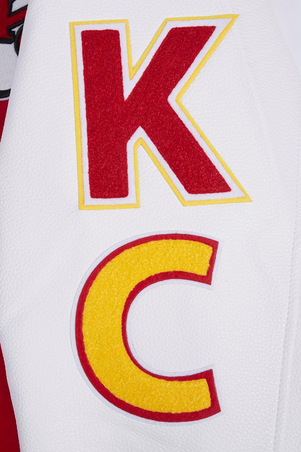 imagePro Standard Mens NFL Script Tail Varsity JacketRed