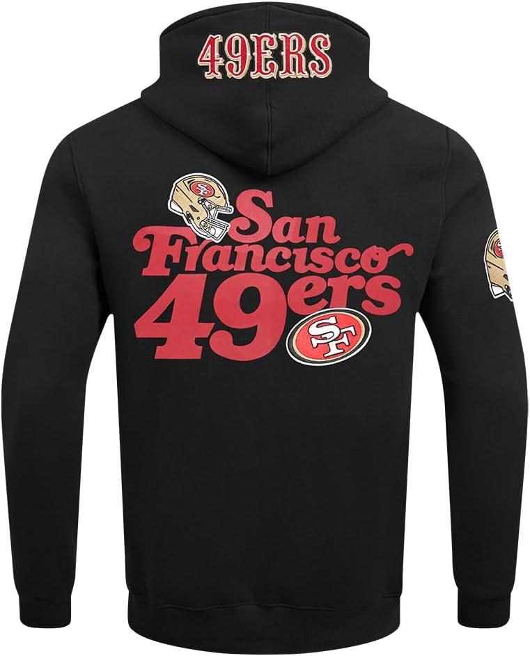 imagePro Standard Mens NFL Souvenir Brushed Back French Terry Pull Over HoodieBlack