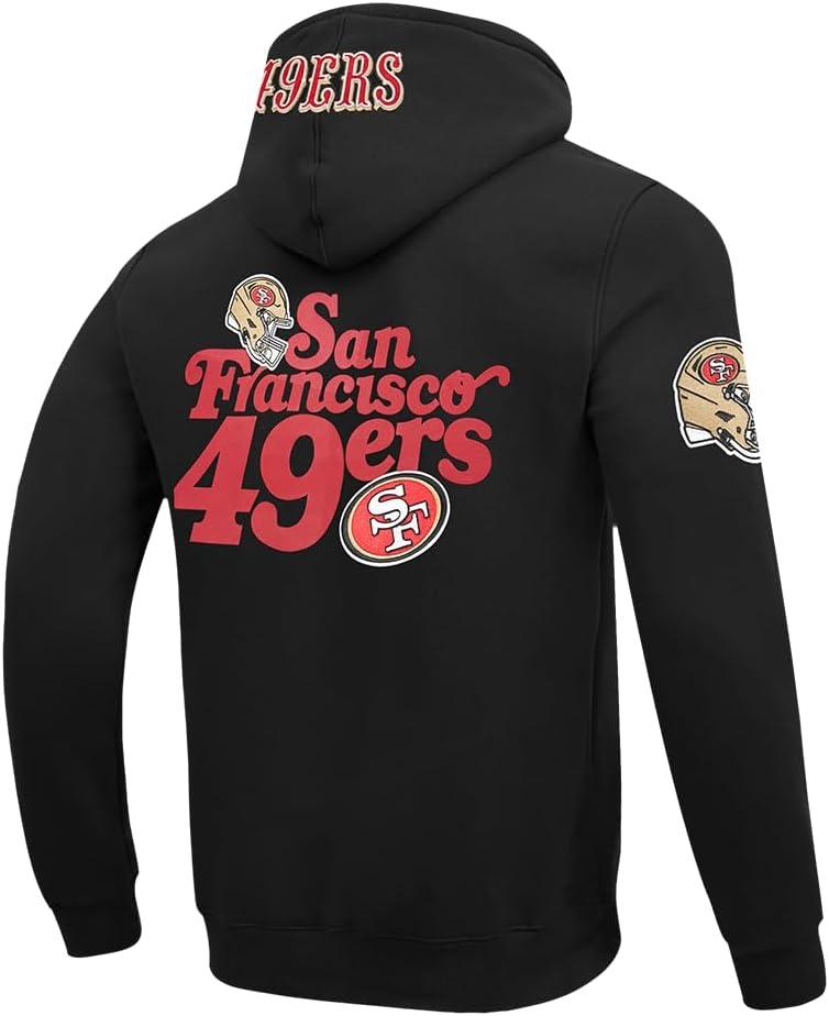 imagePro Standard Mens NFL Souvenir Brushed Back French Terry Pull Over HoodieBlack