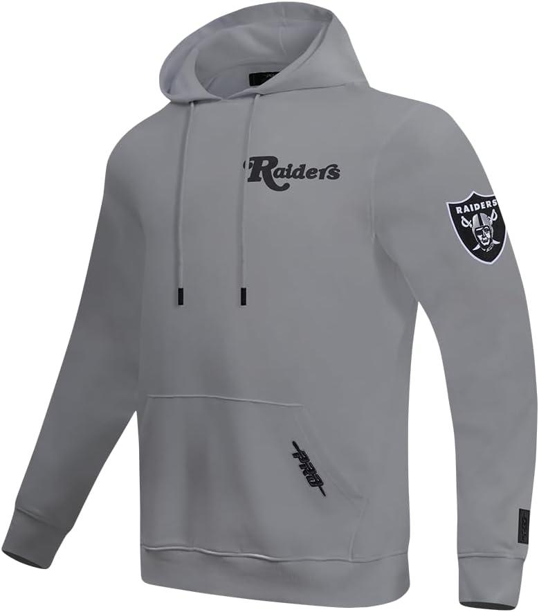 imagePro Standard Mens NFL Souvenir Brushed Back French Terry Pull Over HoodieGrey