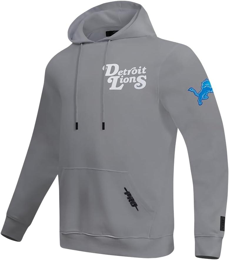 imagePro Standard Mens NFL Souvenir Brushed Back French Terry Pull Over HoodieGrey