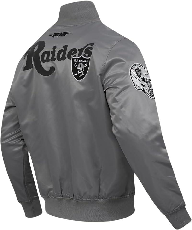 imagePro Standard Mens NFL Souvenir Satin JacketGrey