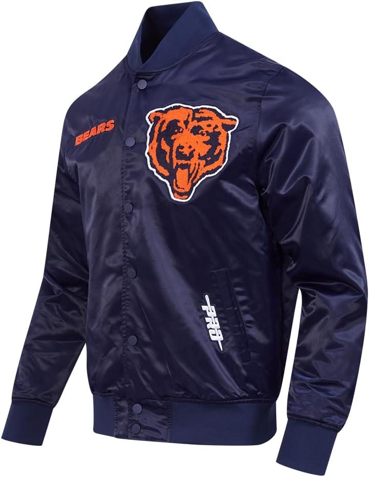 imagePro Standard Mens NFL Souvenir Satin JacketNavy