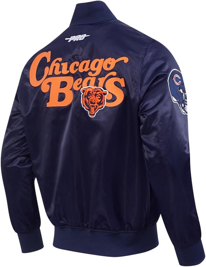 imagePro Standard Mens NFL Souvenir Satin JacketNavy