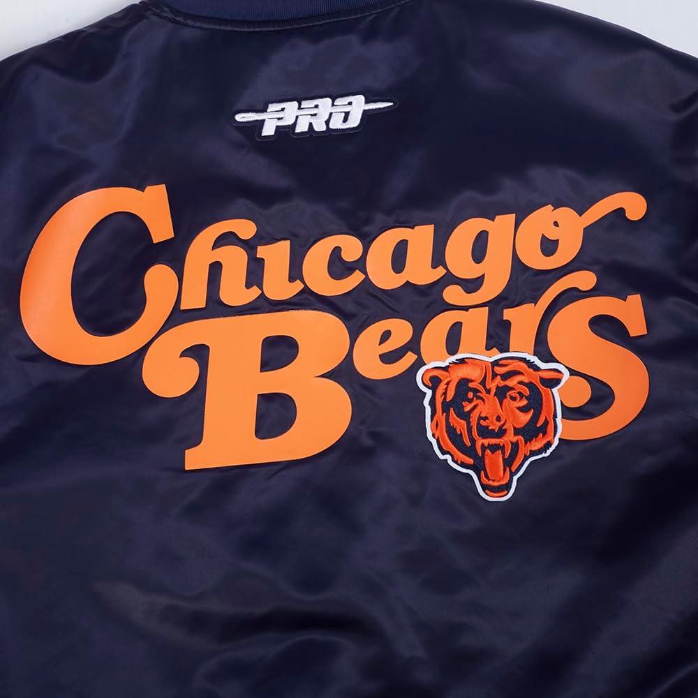 imagePro Standard Mens NFL Souvenir Satin JacketNavy