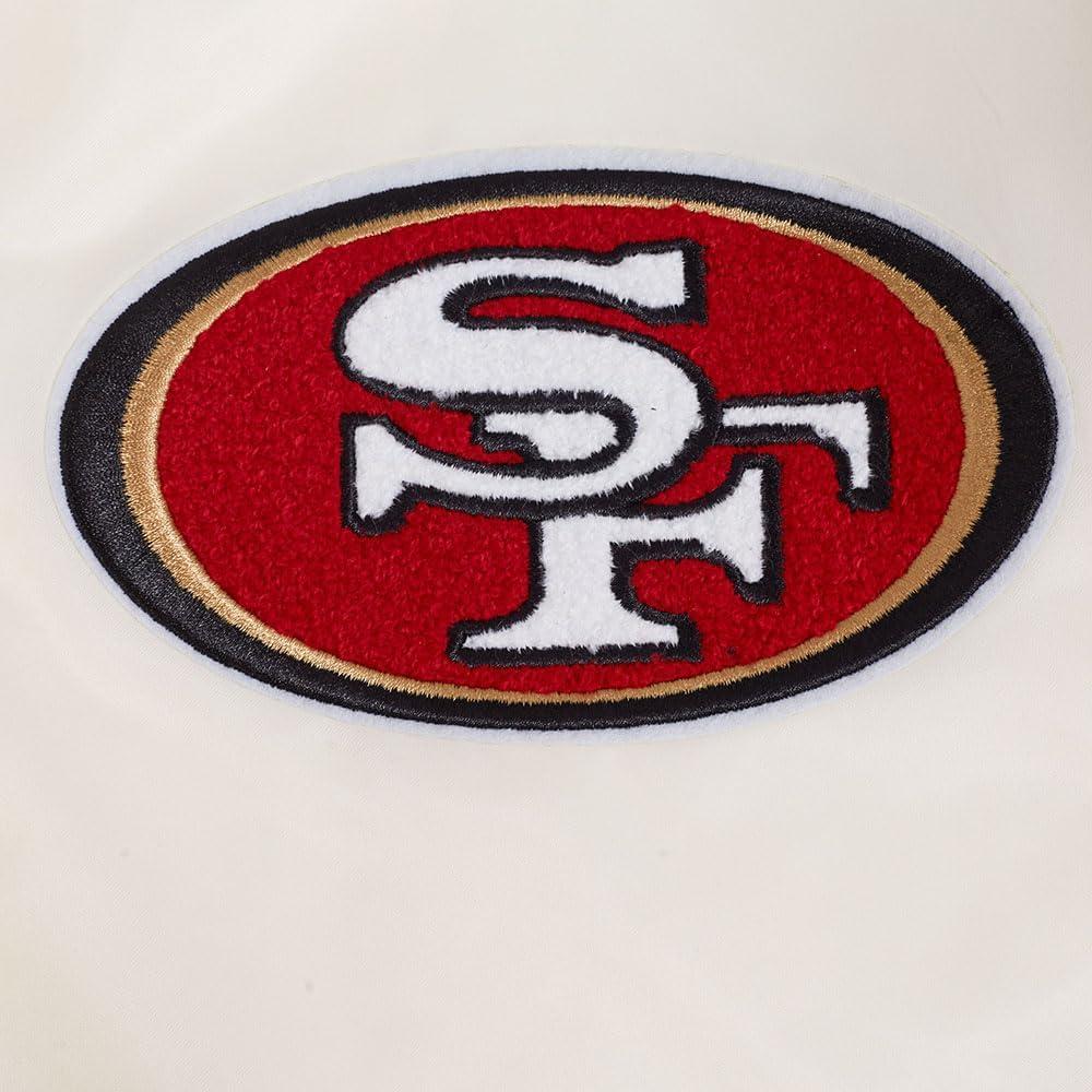 imagePro Standard Mens NFL Souvenir Satin JacketOffwhite