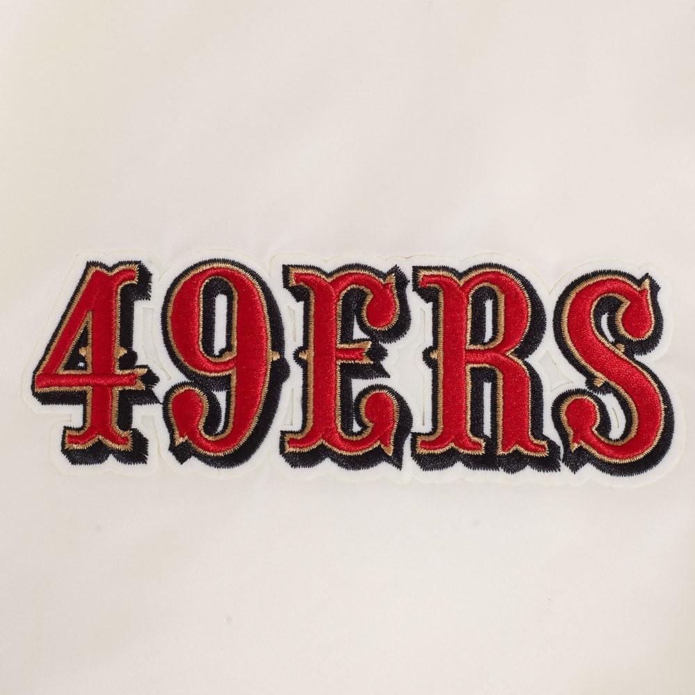 imagePro Standard Mens NFL Souvenir Satin JacketOffwhite