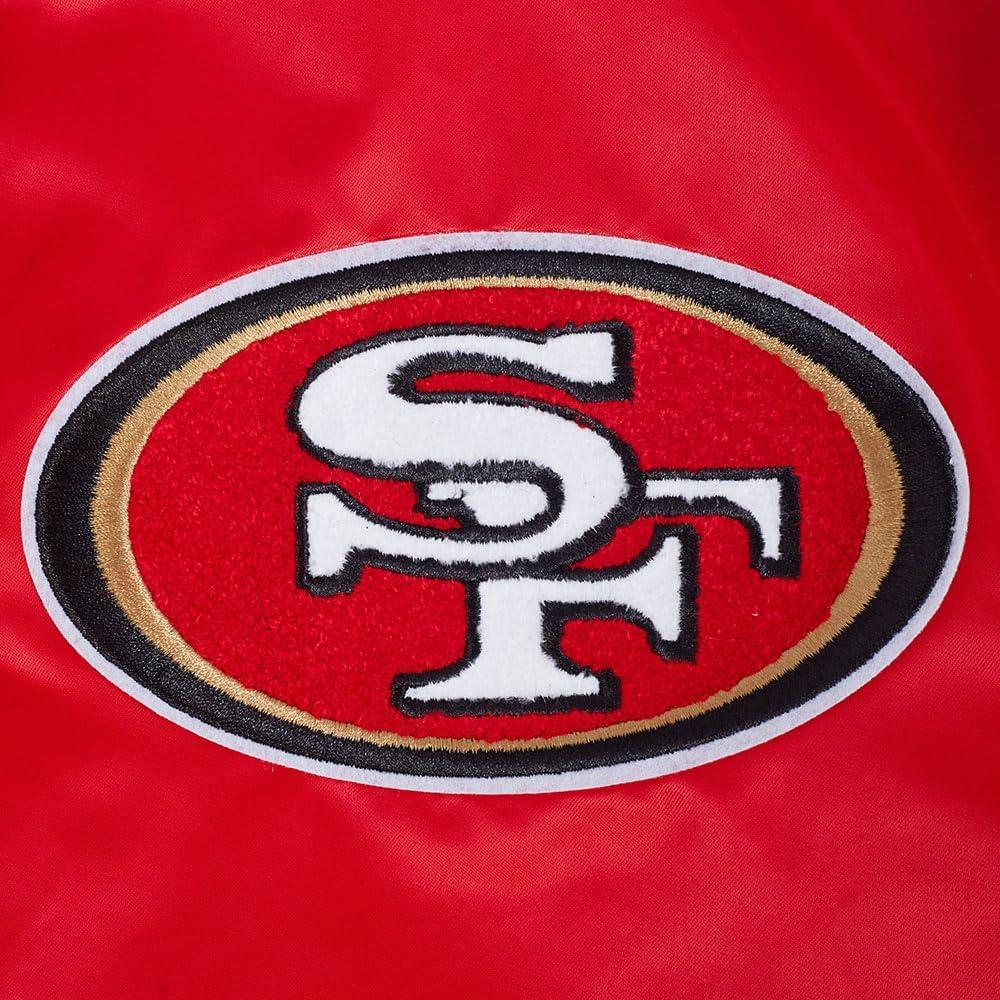 imagePro Standard Mens NFL Souvenir Satin JacketRed