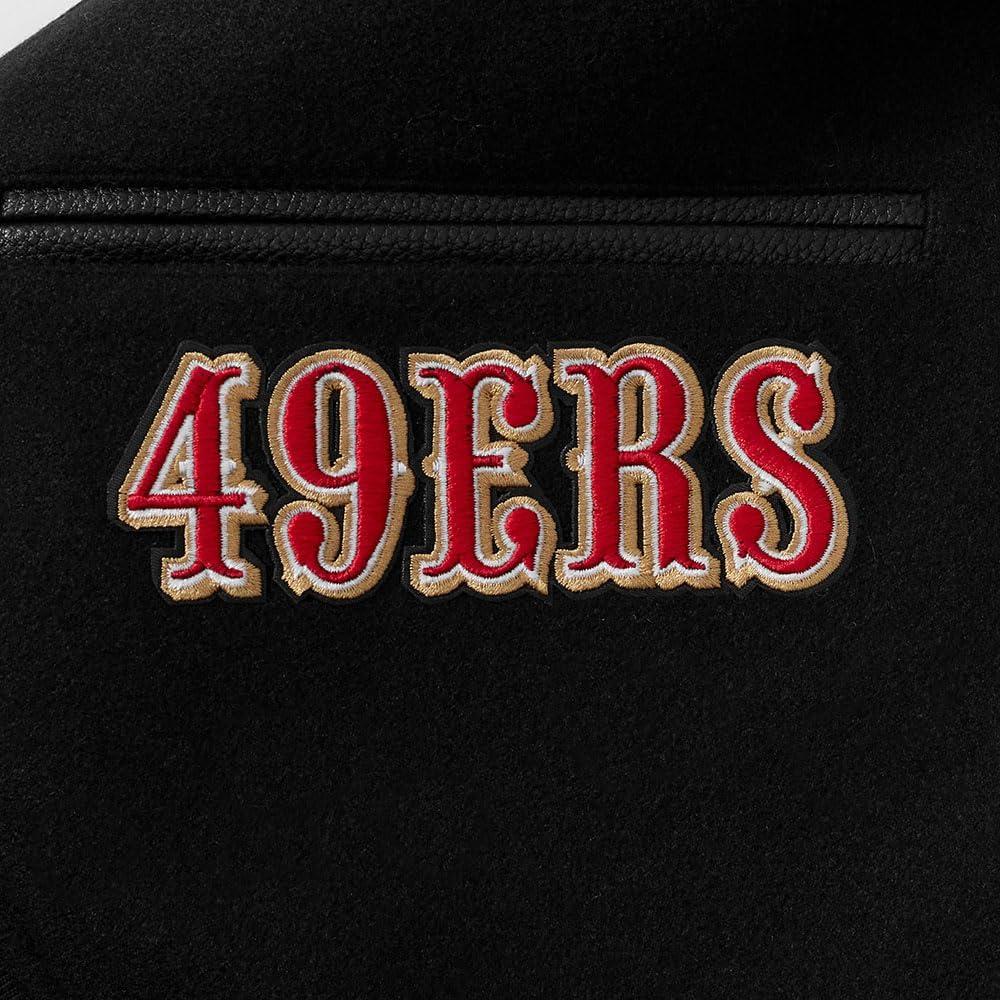 imagePro Standard Mens NFL Sugar Skull Varsity JacketBlack