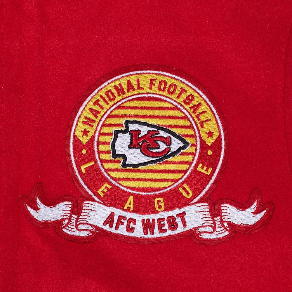 imagePro Standard Mens NFL Team Badge Varsity JacketKANSAS CITY CHIEFS