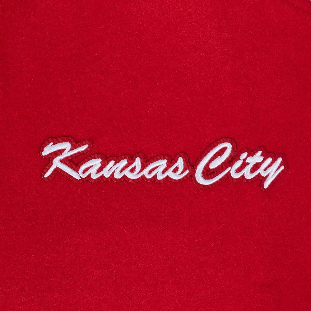 imagePro Standard Mens NFL Team Badge Varsity JacketKANSAS CITY CHIEFS